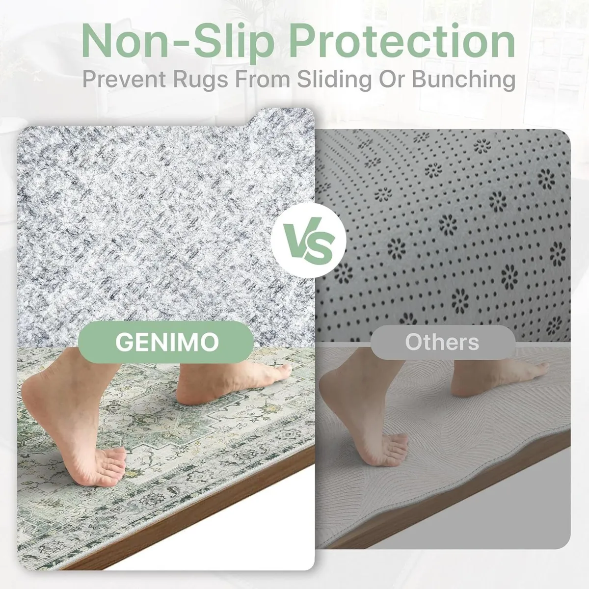 Machine Washable Rugs Living Room 160x230cm - Image 3