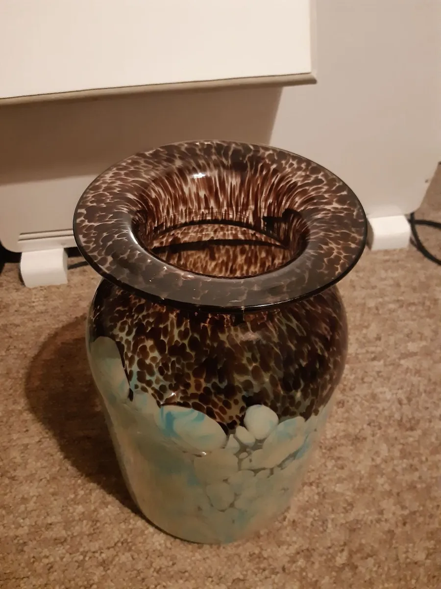 Large glass vase - Image 1