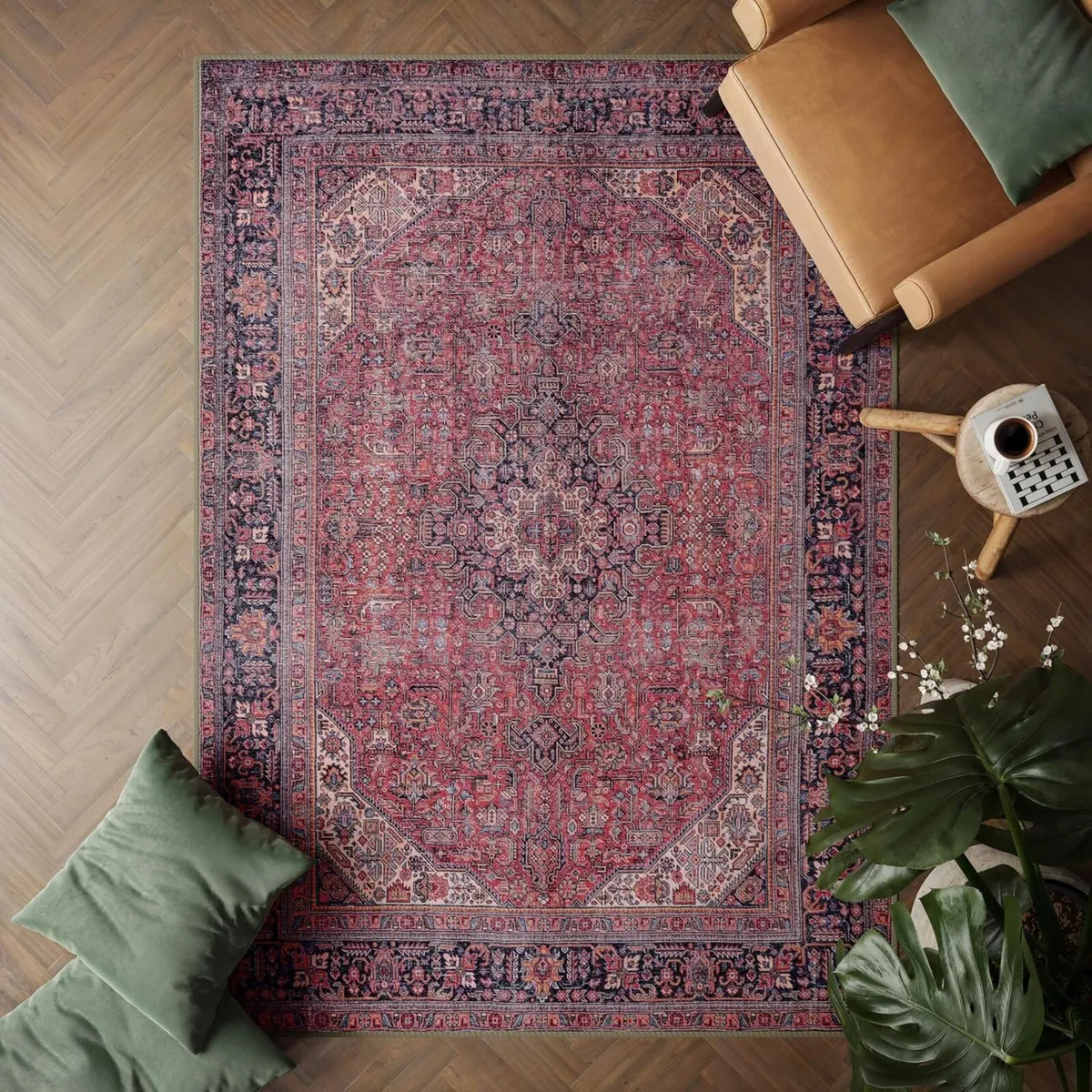 Machine Washable Rug 152x213cm 75% Recycled - Image 1