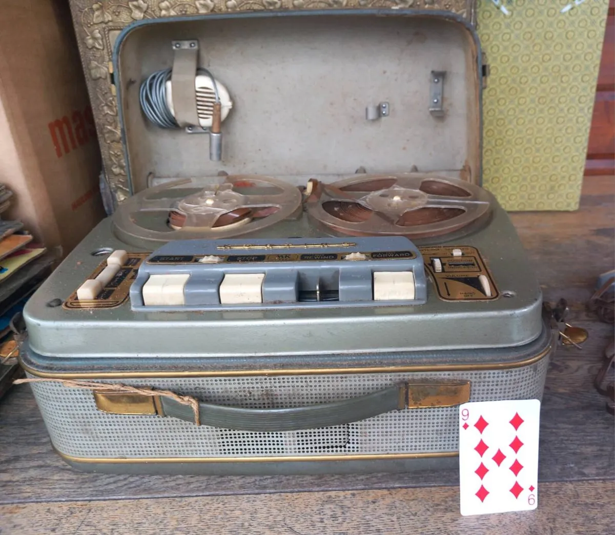 60s Korting reel to reel recorder, untested, D18 - Image 2