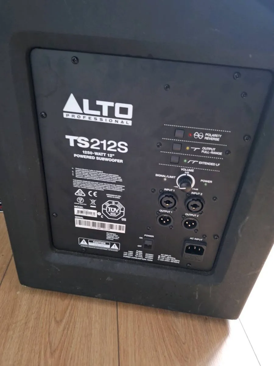 Alto Tx212 Speakers (Pair) & Ts212s - Image 3