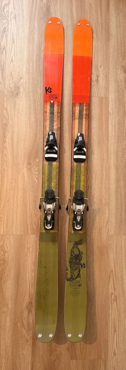 K2 Poacher 184cm — twin tip skis - Image 1