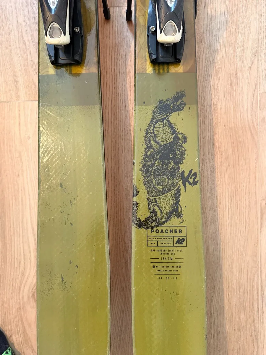 K2 Poacher 184cm — twin tip skis - Image 2