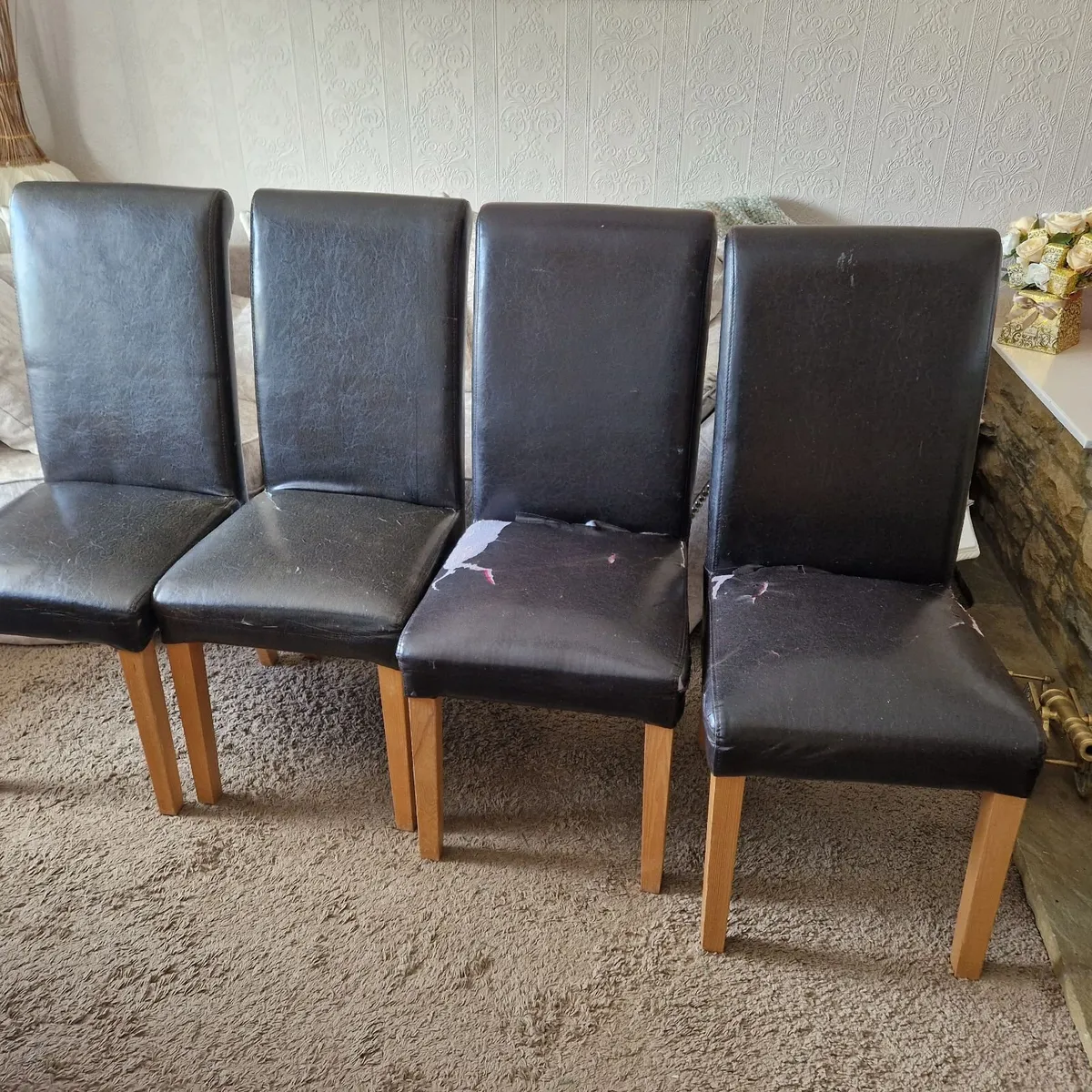 FREE 4 Dining chairs FREE - Image 1