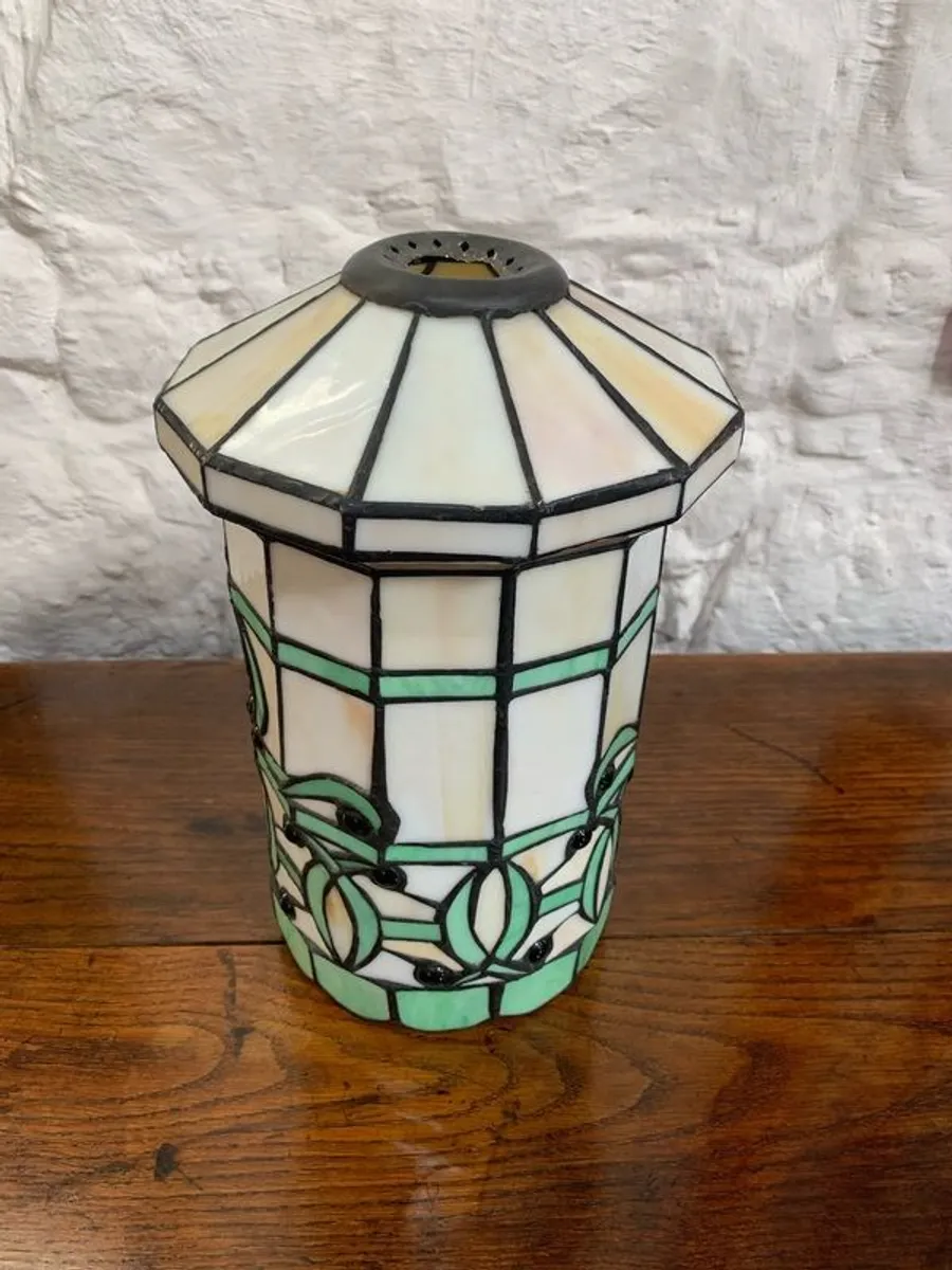 Art Deco Style Leaded Glass Shade. - Image 2