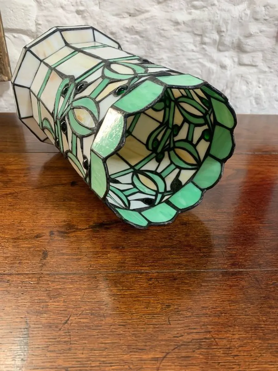 Art Deco Style Leaded Glass Shade. - Image 3
