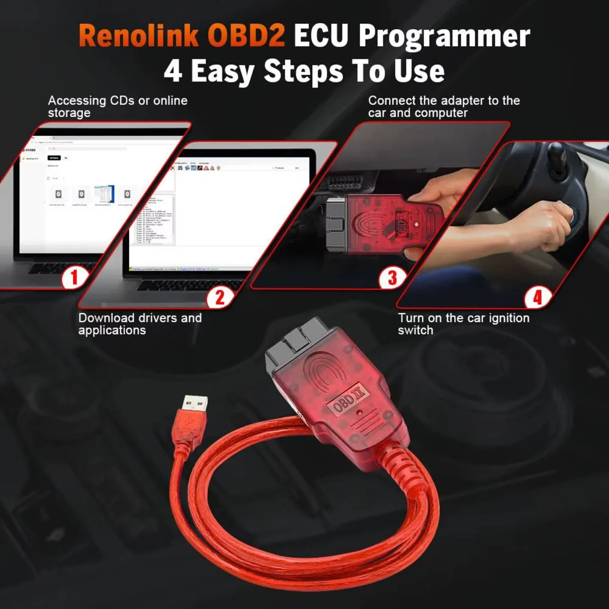 Renolink V1.99 OBD2 Renault Car Diagnostic  Tool - Image 2