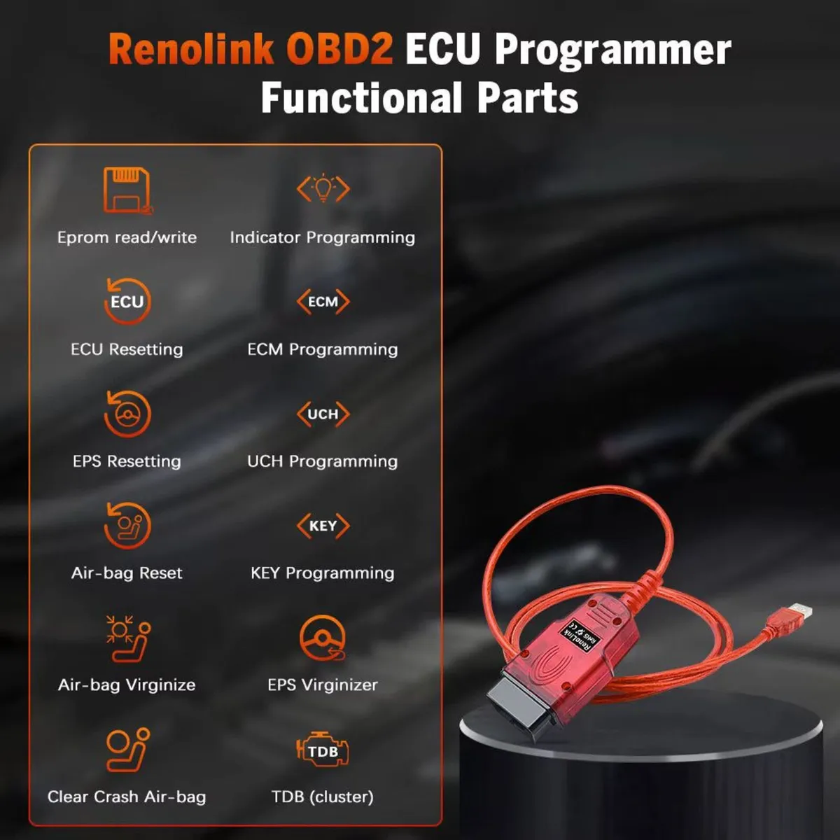Renolink V1.99 OBD2 Renault Car Diagnostic  Tool - Image 3