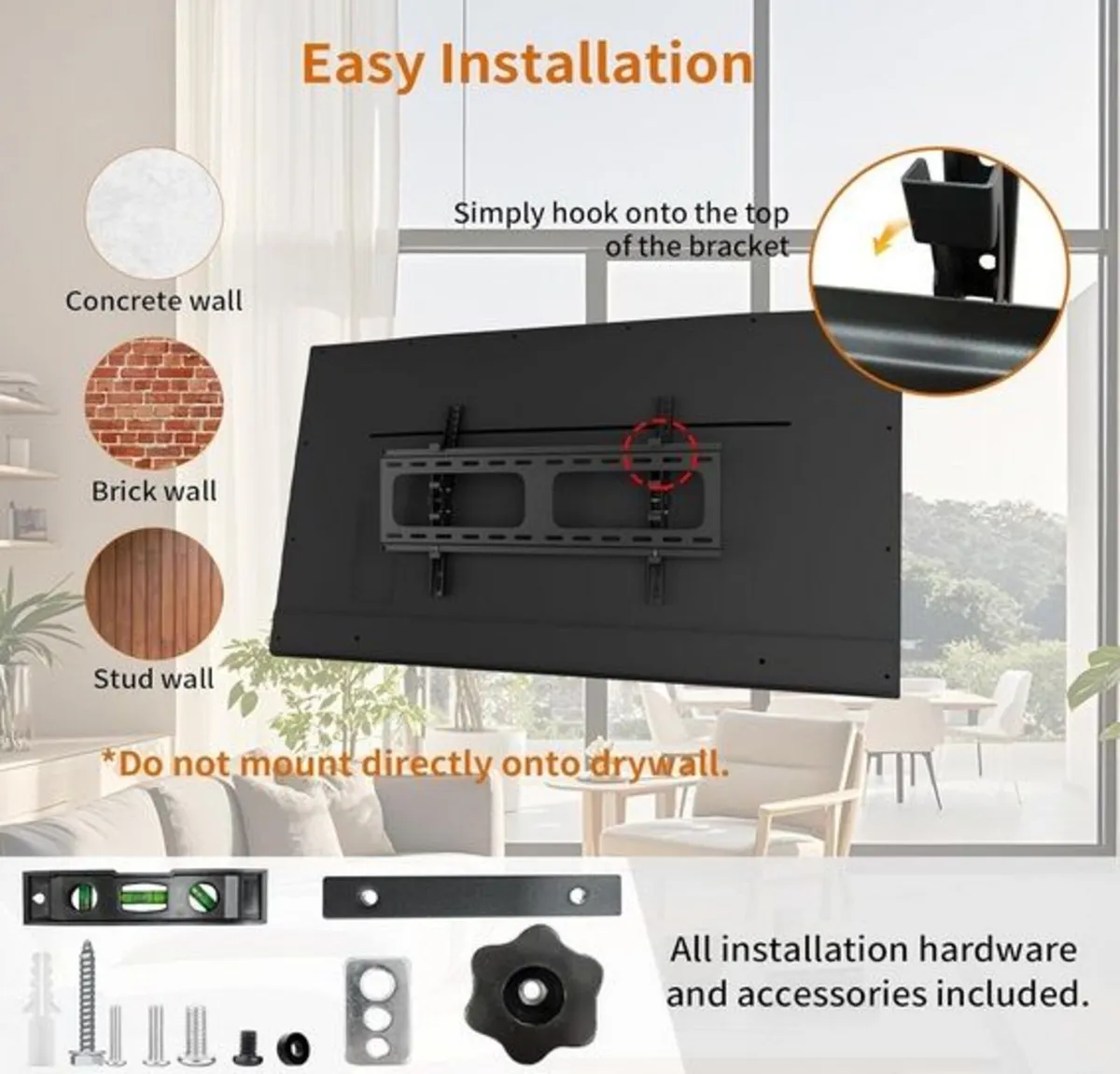 TV Wall Bracket for 30-86 Inch / VESA, Up to 60kg - Image 4