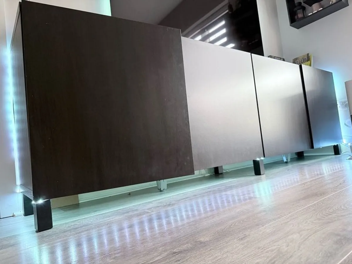 IKEA BESTA TV Unit Sideboard Black Brown - Image 1