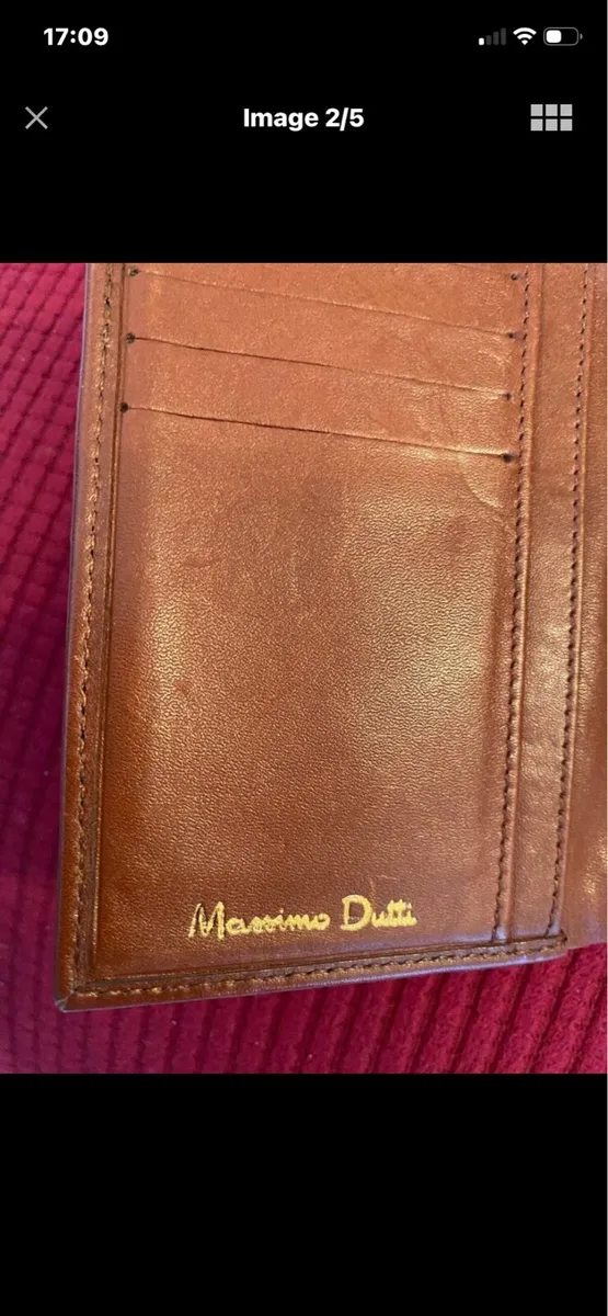 Massimo Dutti Leather Purse - Image 2