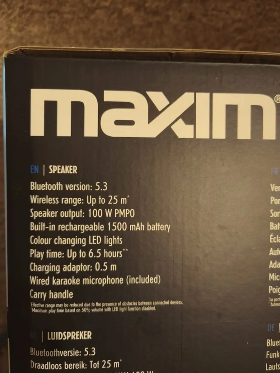 Bluetooth Party Speaker - Image 4