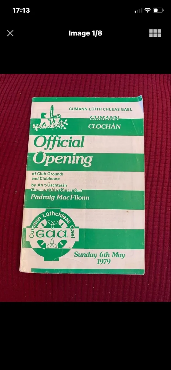 Clochan GAA Club Limerick- Official Opening Progra - Image 1