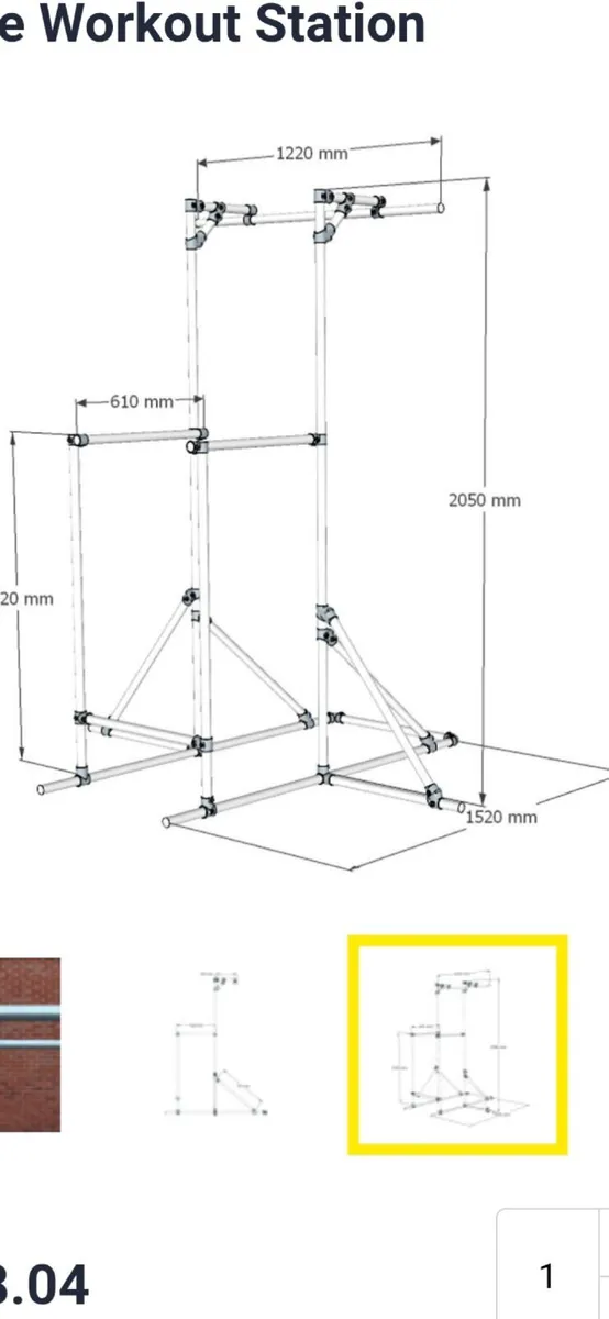 outdoor chin up / workout station - Image 2