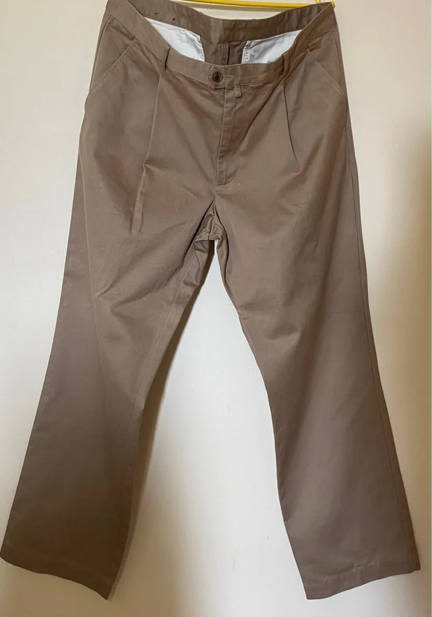 Gant chino 38/32 100% cotton fly zip - Image 1