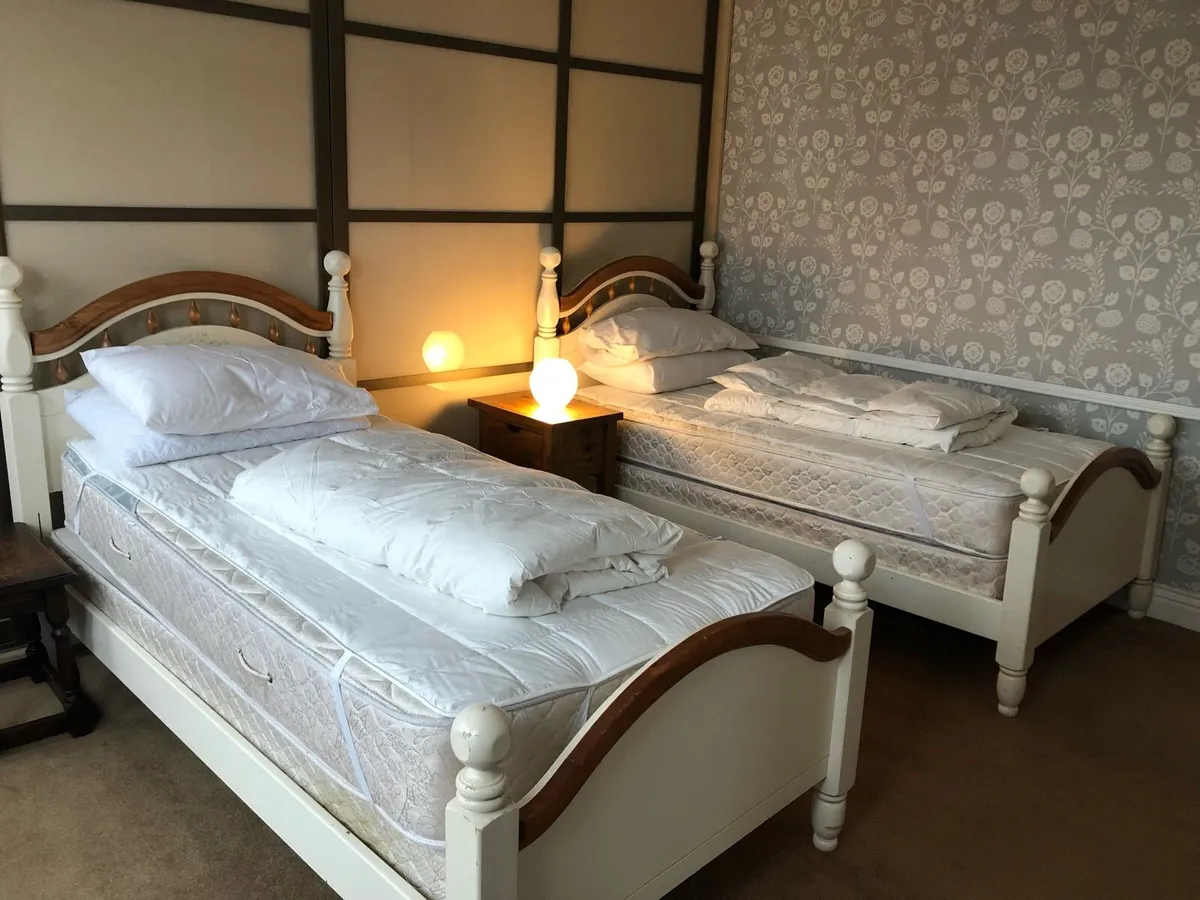Two lovely single beds