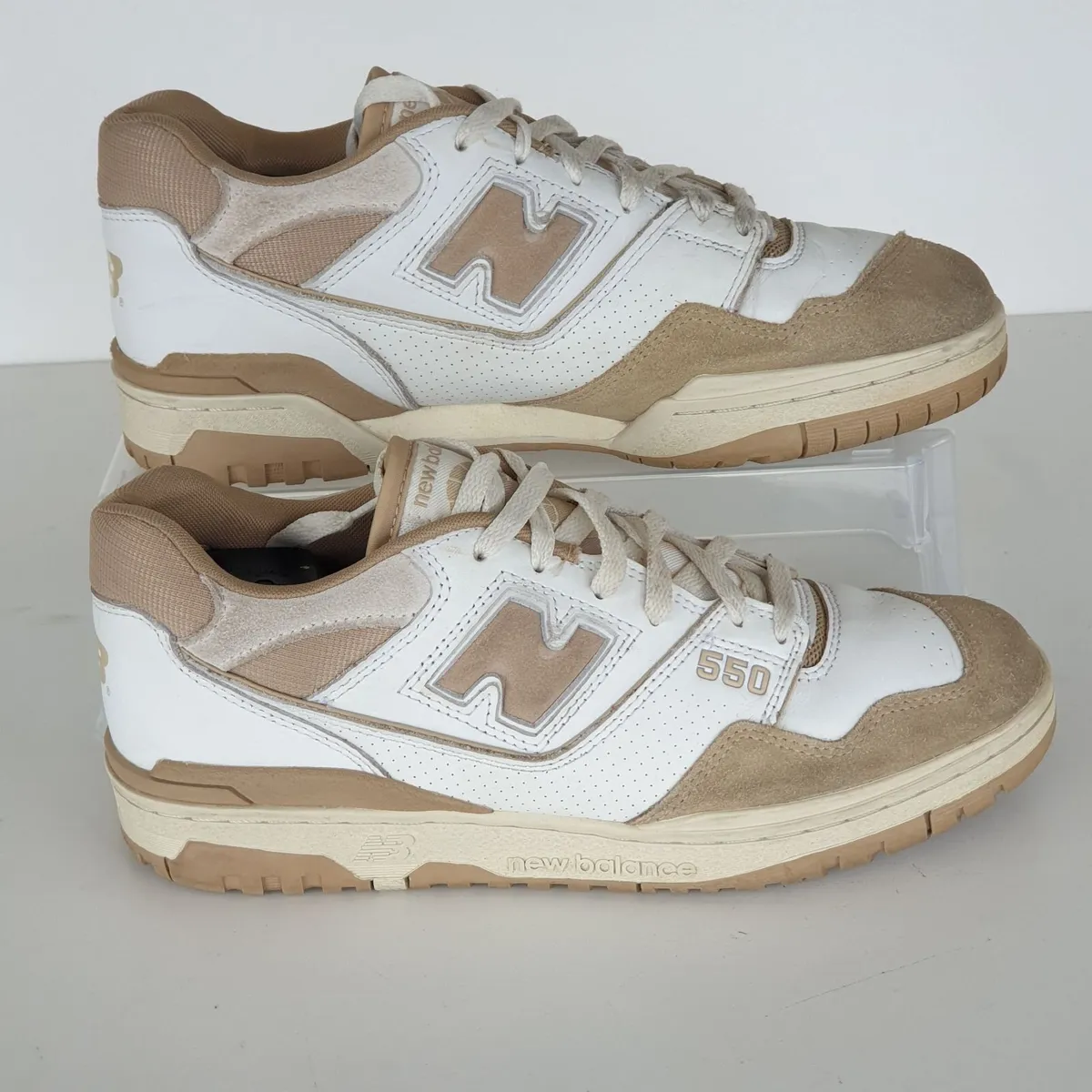 New Balance 550 leather Suede trainers size 9.5 - Image 2