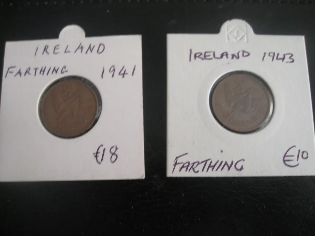 Irish Farthings 1941/43/44/46/49 - Various Prices - Image 2