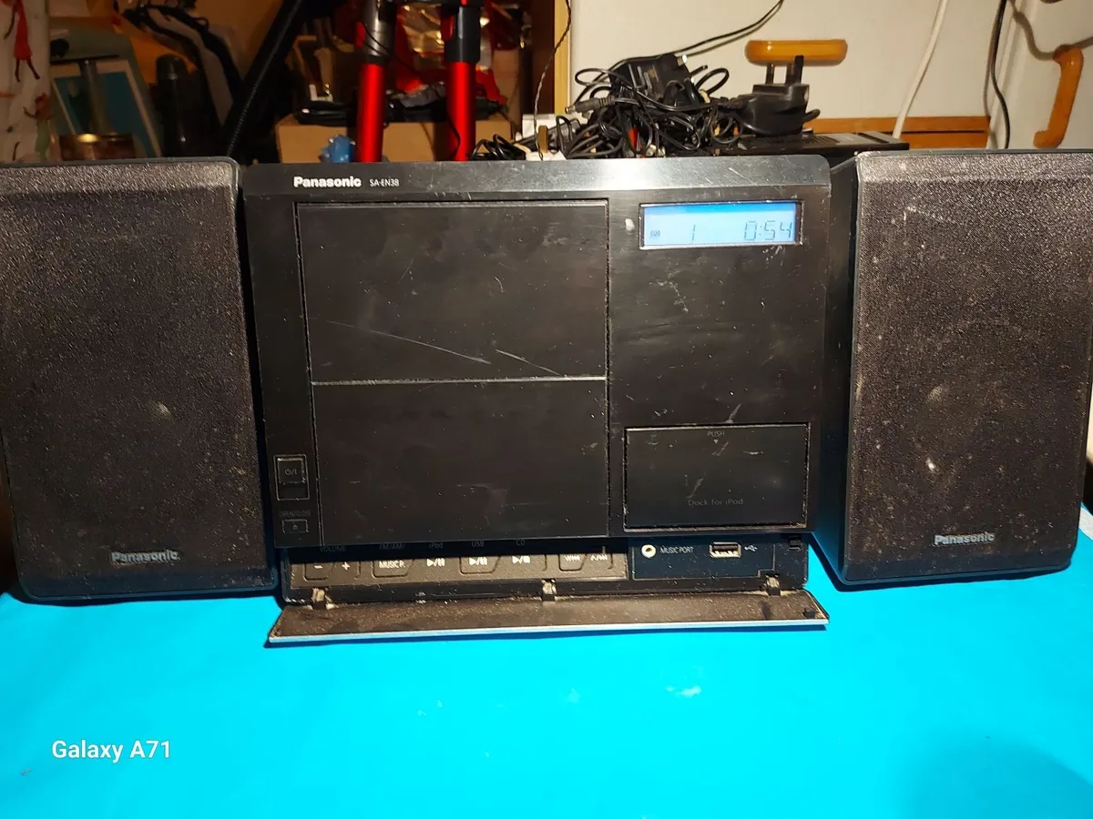 Panasonic SA-EN38 STEREO SYSTEM Radio CD USB iPod - Image 1