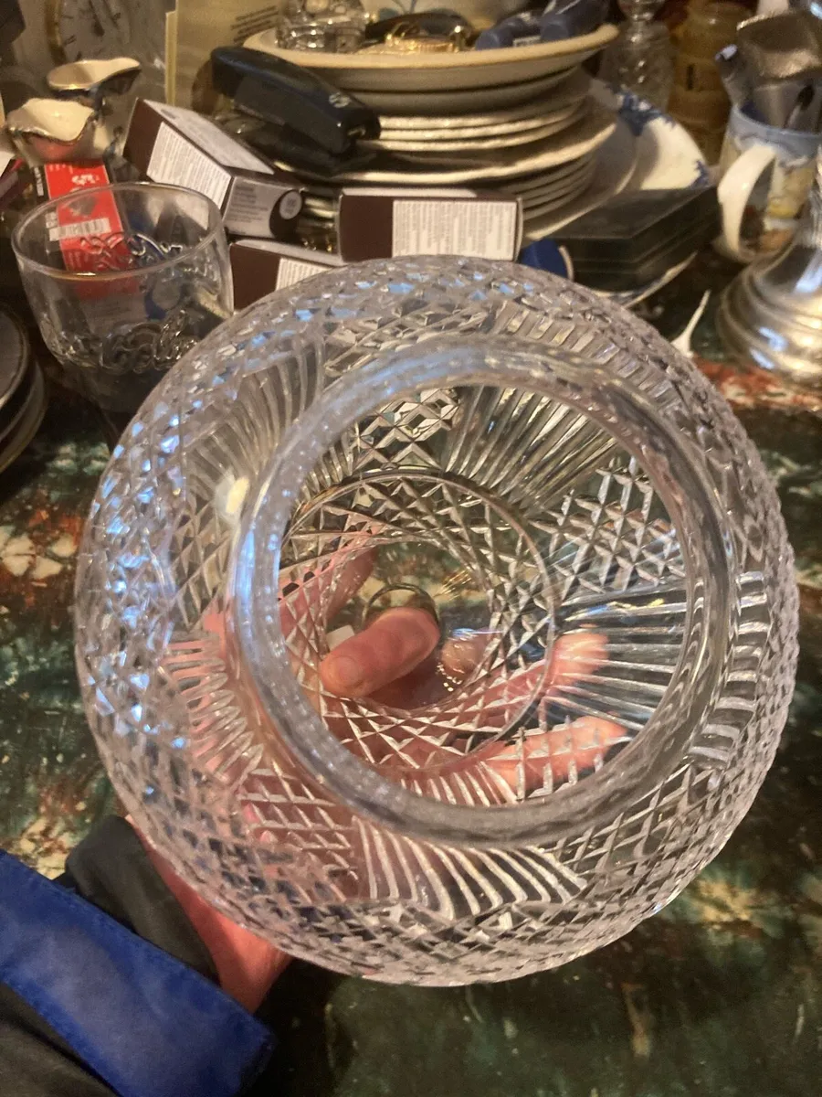 Cavan crystal lamp globe free postage - Image 2