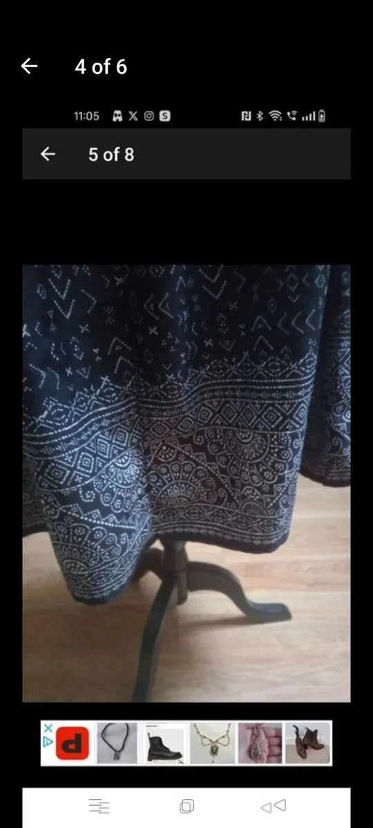 New look inspire Black dress. Elasticated waist Li - Image 4