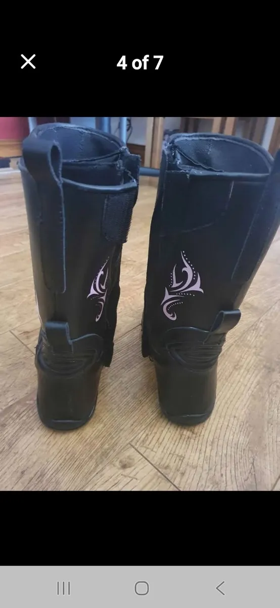 Motorbike ladies boots - Image 3
