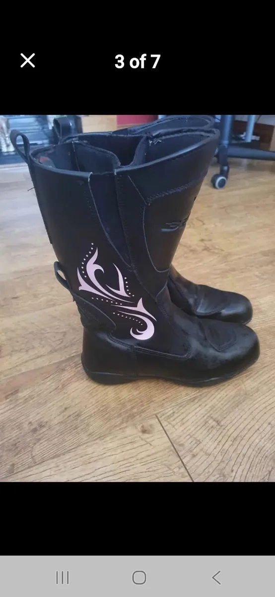 Motorbike ladies boots - Image 1
