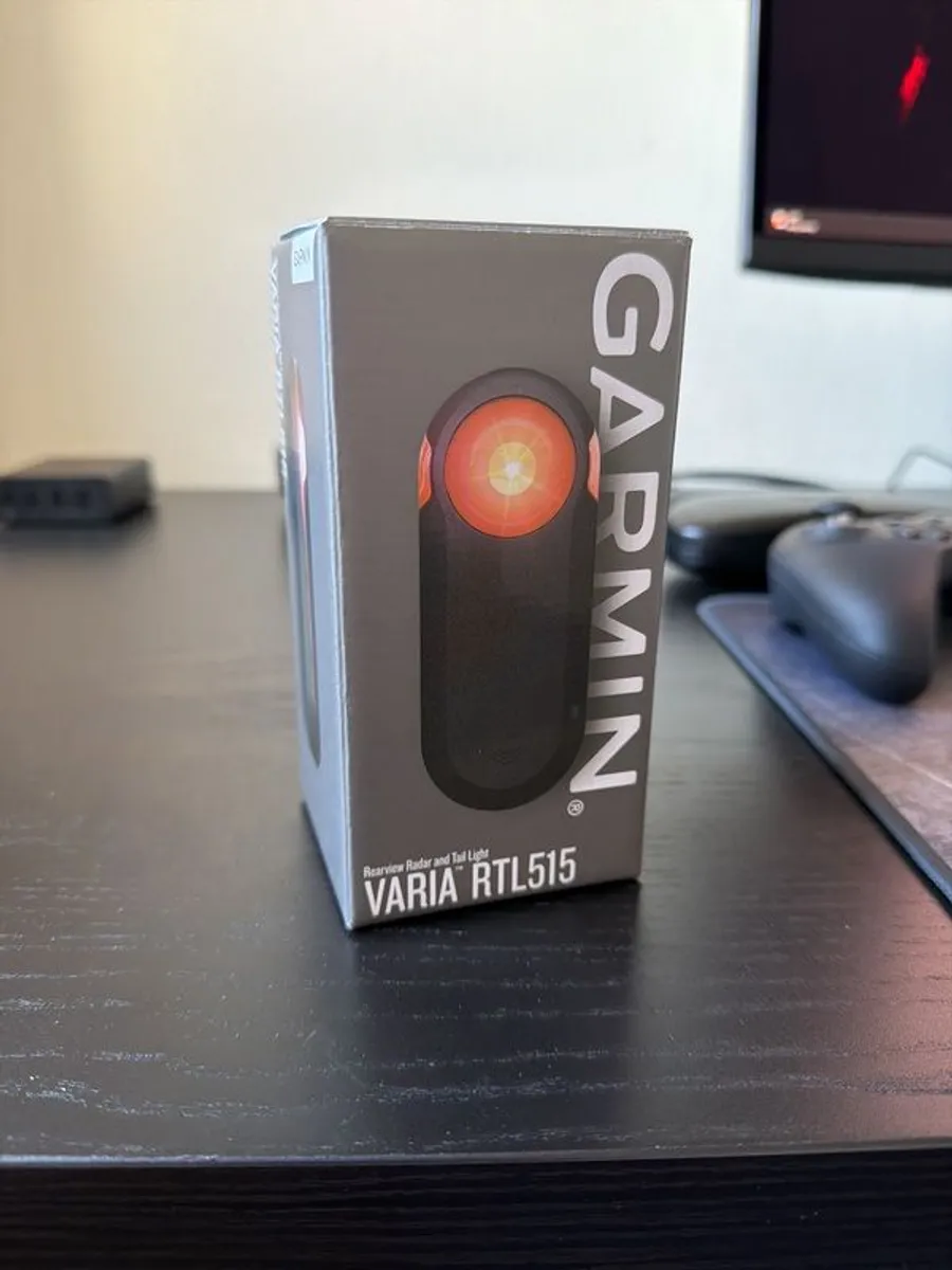 Garmin Varia RTL515 Rearview Radar & Tail Light | Boxed | Like New - Image 1