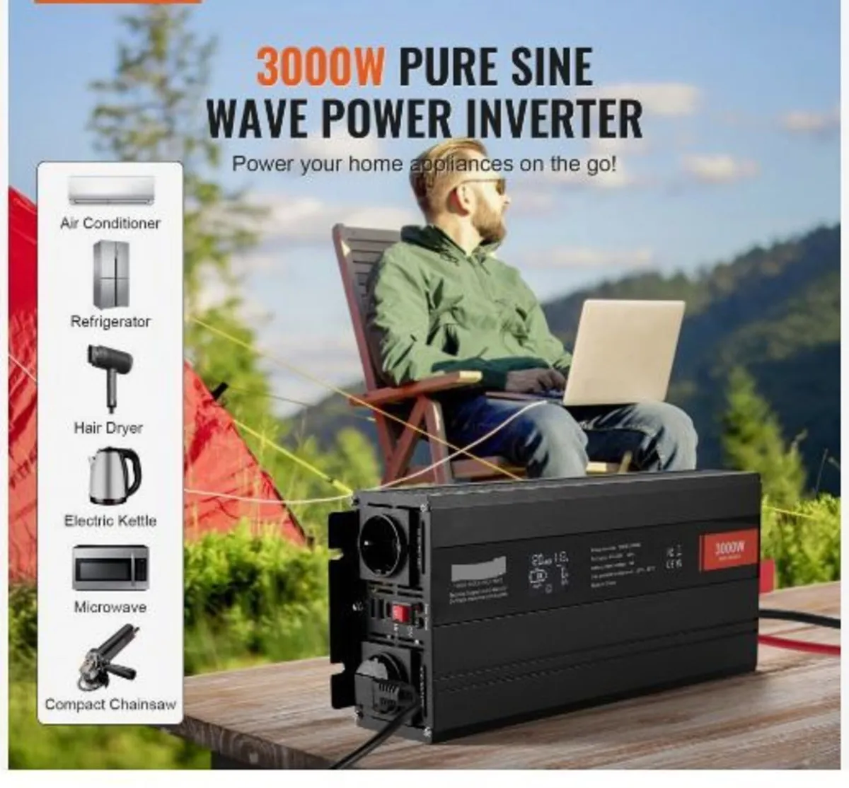 Pure Sine Wave Inverter, 3000 Watt - Image 2