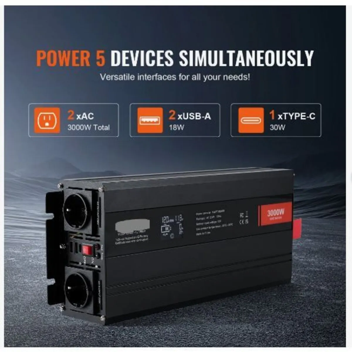 Pure Sine Wave Inverter, 3000 Watt - Image 4
