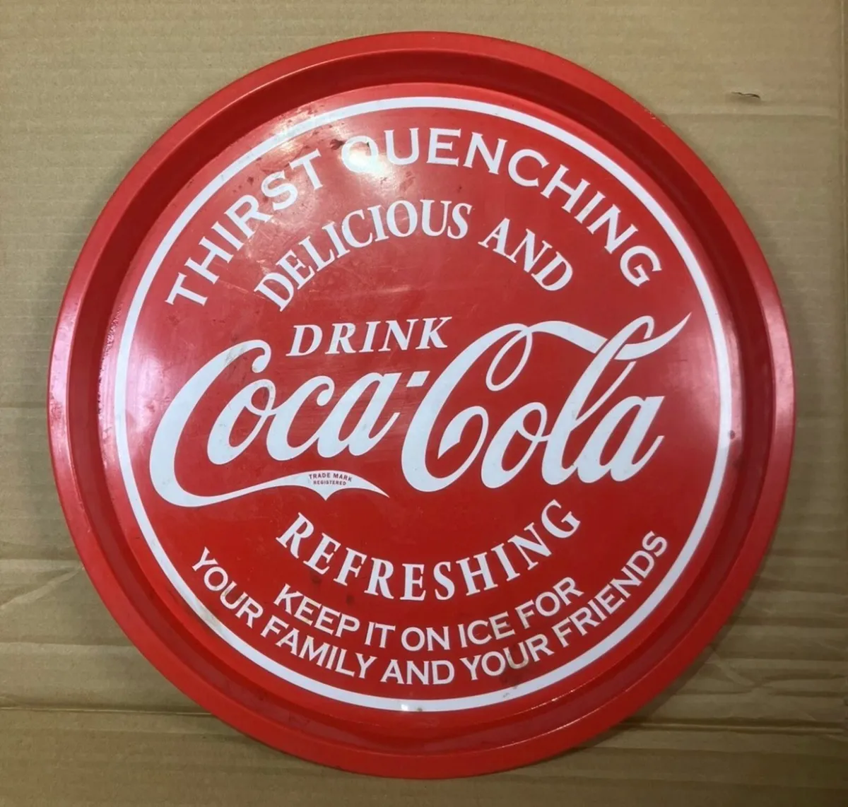 Coca Cola tray