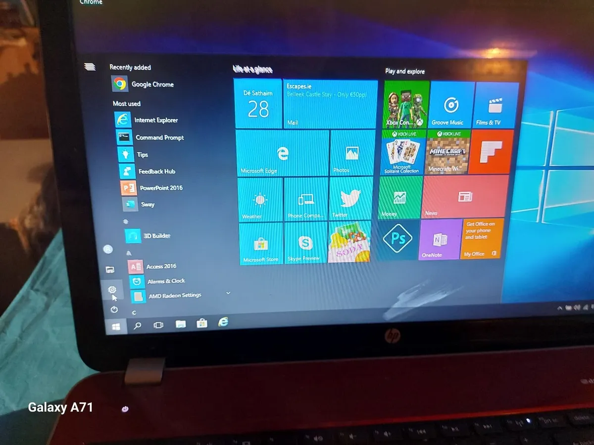 HP Pavillion 15.6 inch Laptop, Red, 4GB Ram, 128GB - Image 3