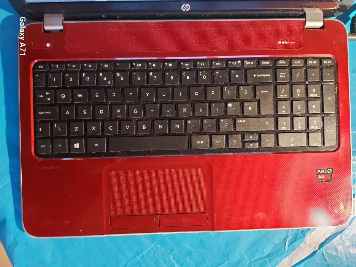 HP Pavillion 15.6 inch Laptop, Red, 4GB Ram, 128GB - Image 2