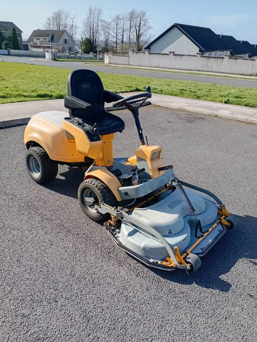 Ride on lawnmower galvanised deck - Image 1