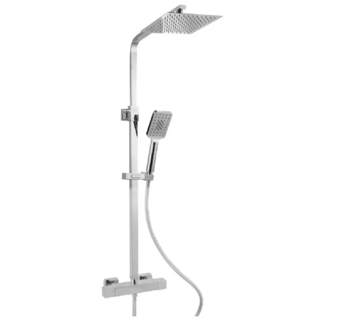 Bathshack - Premium Chrome Square Rain Shower Deal - Image 1