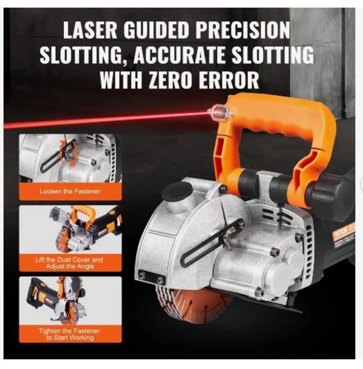 Electric Wall Chaser, Wall Groove Cutting Machine - Image 3