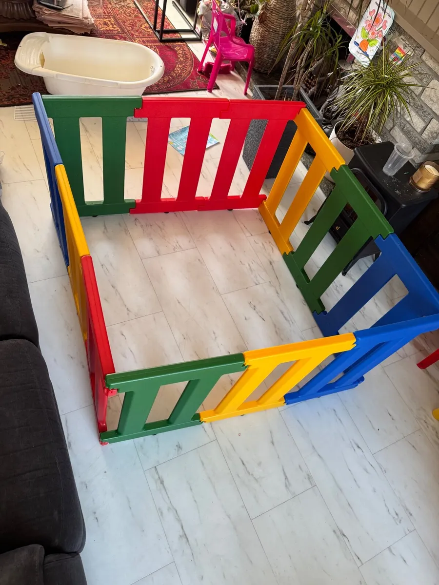 Toddler Playpen - Bright & Sturdy - Image 1