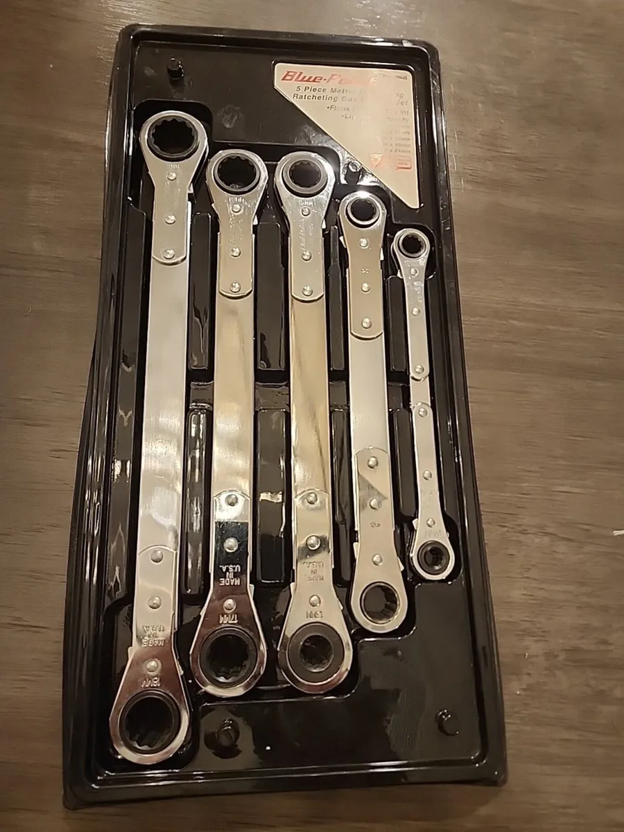 Blue Point by Snap-On Ratcheting Spanner set - Image 1