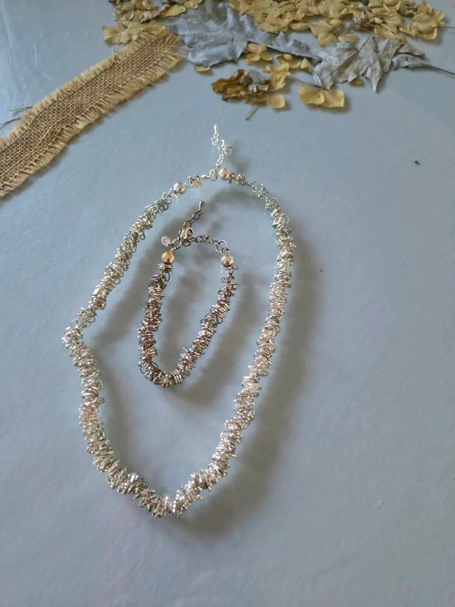 Newbridge silver ware necklace /braclet - Image 2