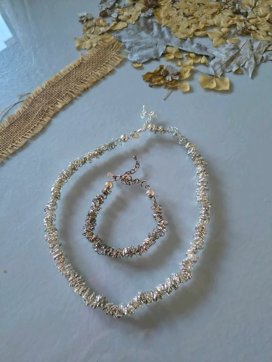 Newbridge silver ware necklace /braclet - Image 1