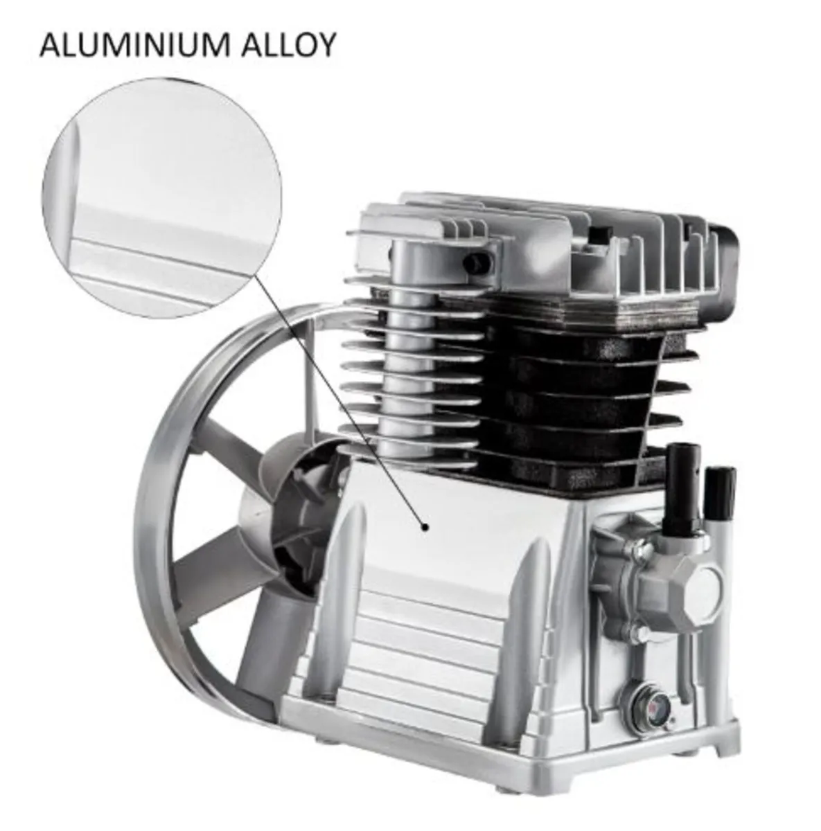 New Industrial Twin Cylinder Air Compressor Pump - Image 2