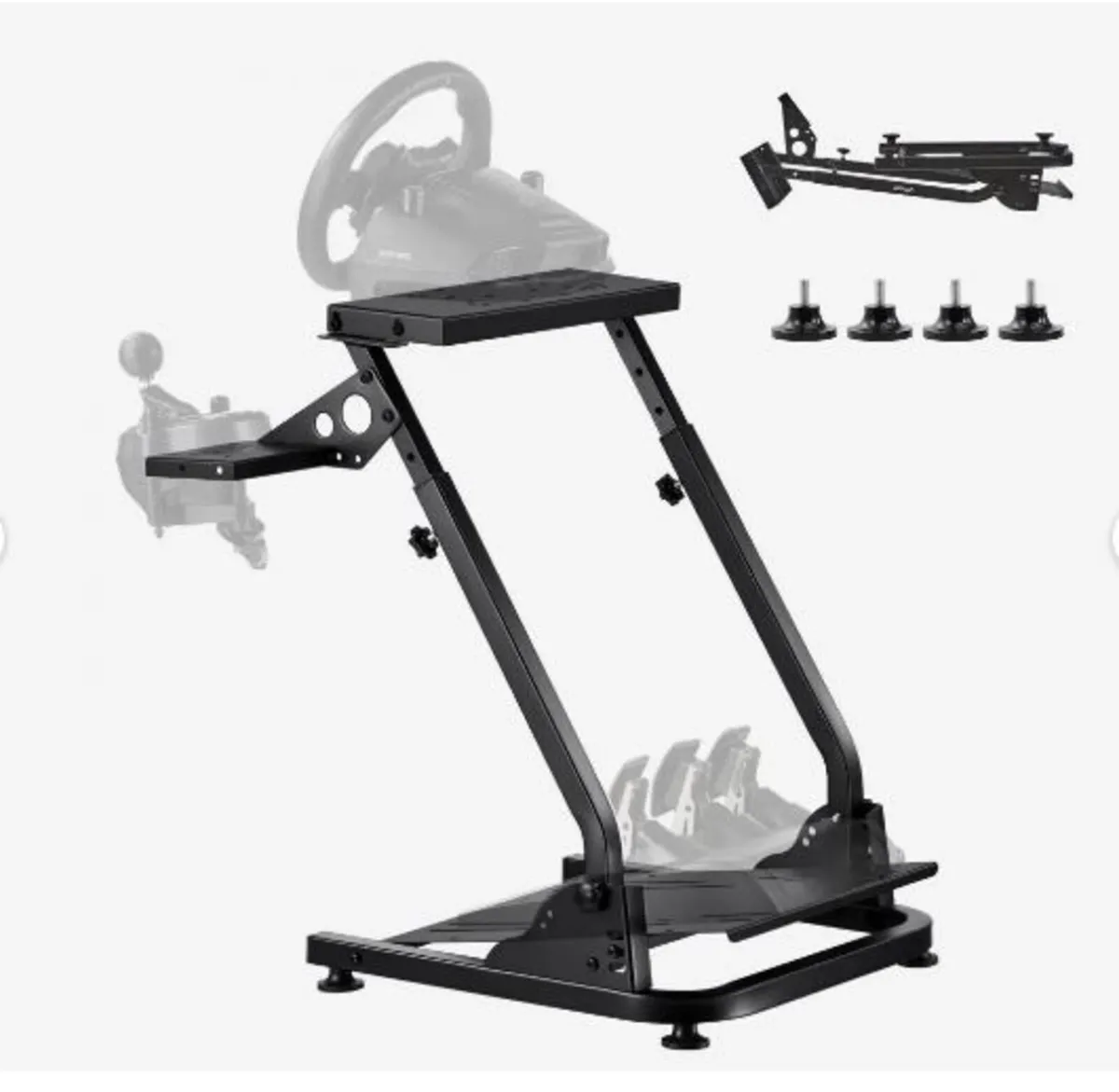 Racing Wheel Stand, Adjustable & Foldable - Image 1