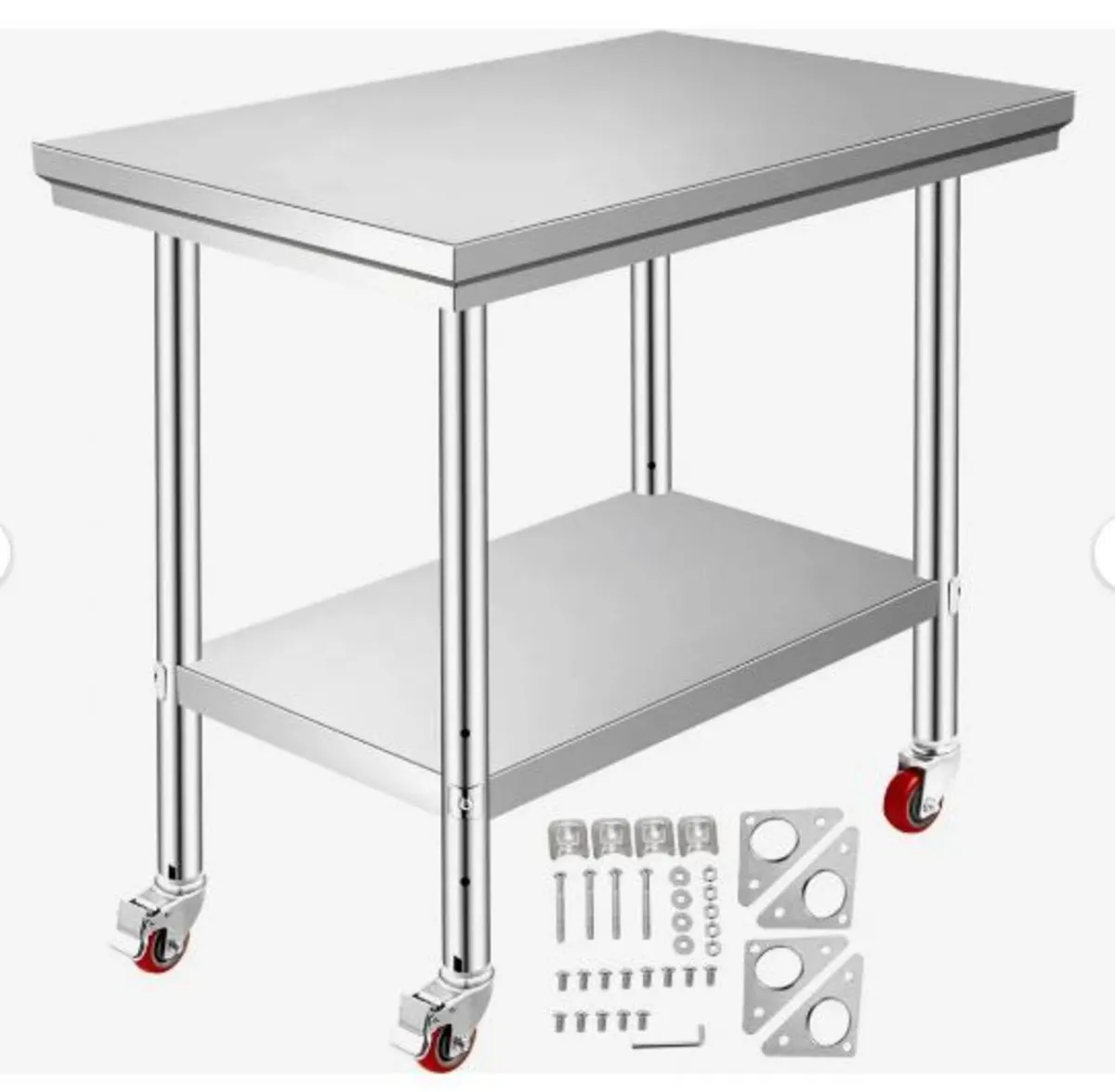 Stainless Steel Work Table 35 x 24 x 33 Inch - Image 4
