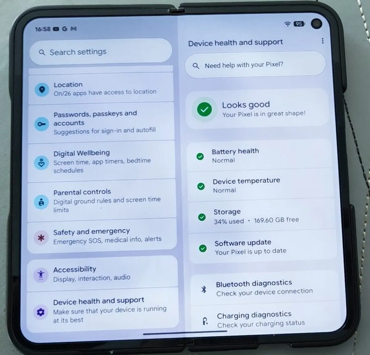 Google Pixel 9 Pro Fold - Excellent Condition - Warranty Until 16/04/2027 - Image 4