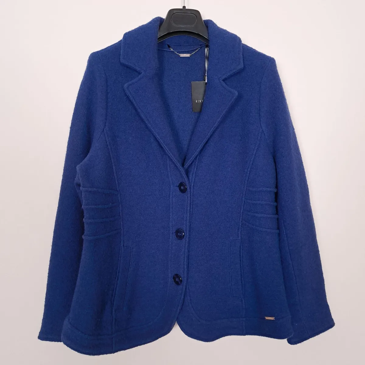 Your Sixth Sense Blue Wool Jacket Blazer Size L/XL - Image 1