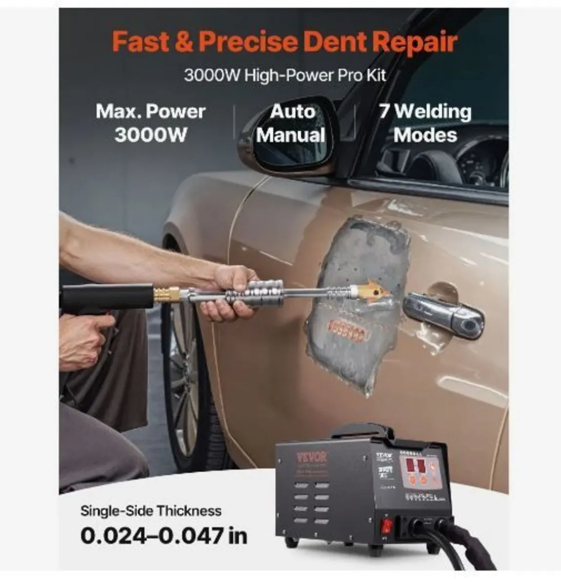 Stud Welder Dent Repair Kit, Spot Welding - Image 2