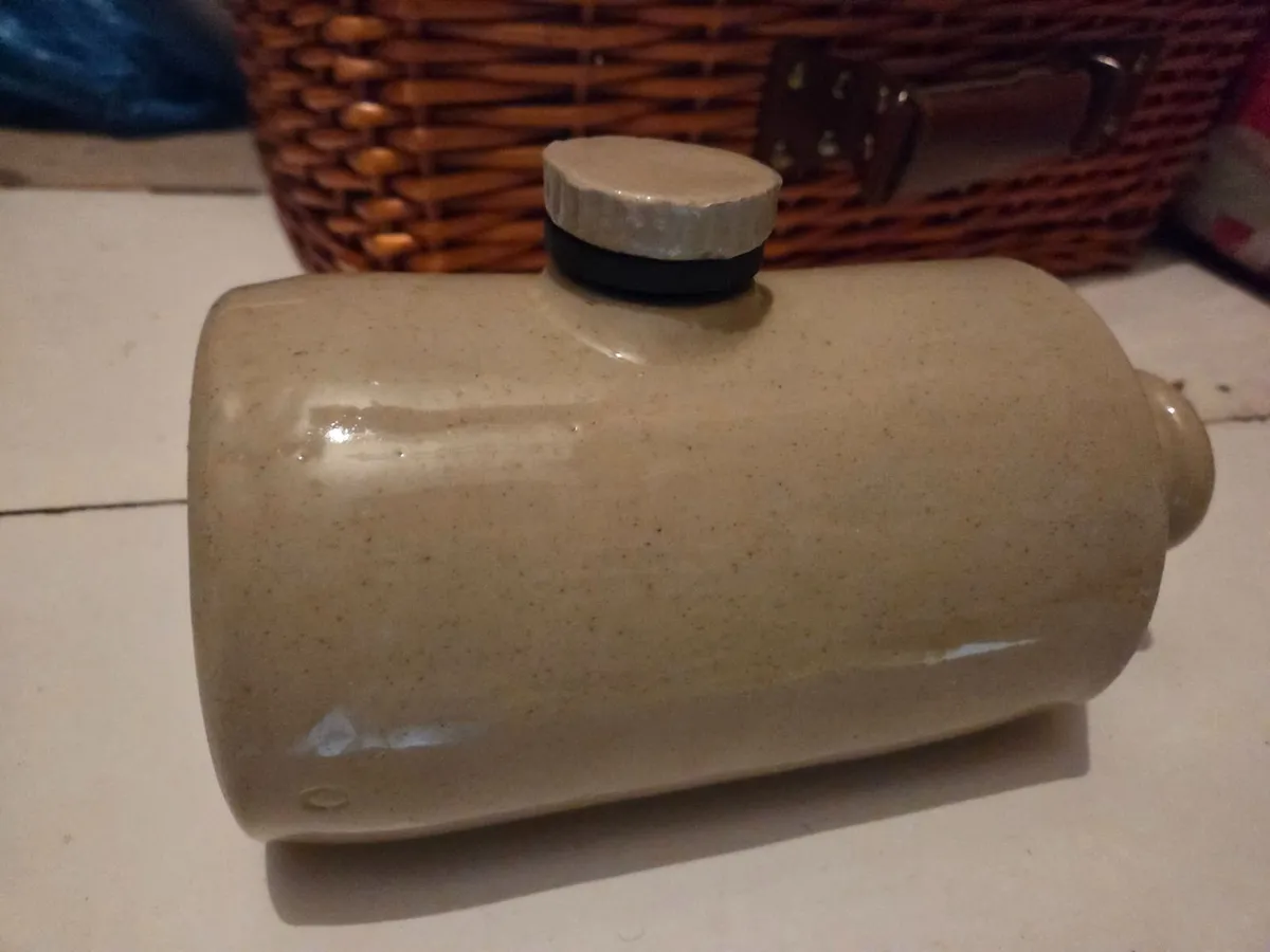 Antique Stoneware Hot water bottle - Image 1