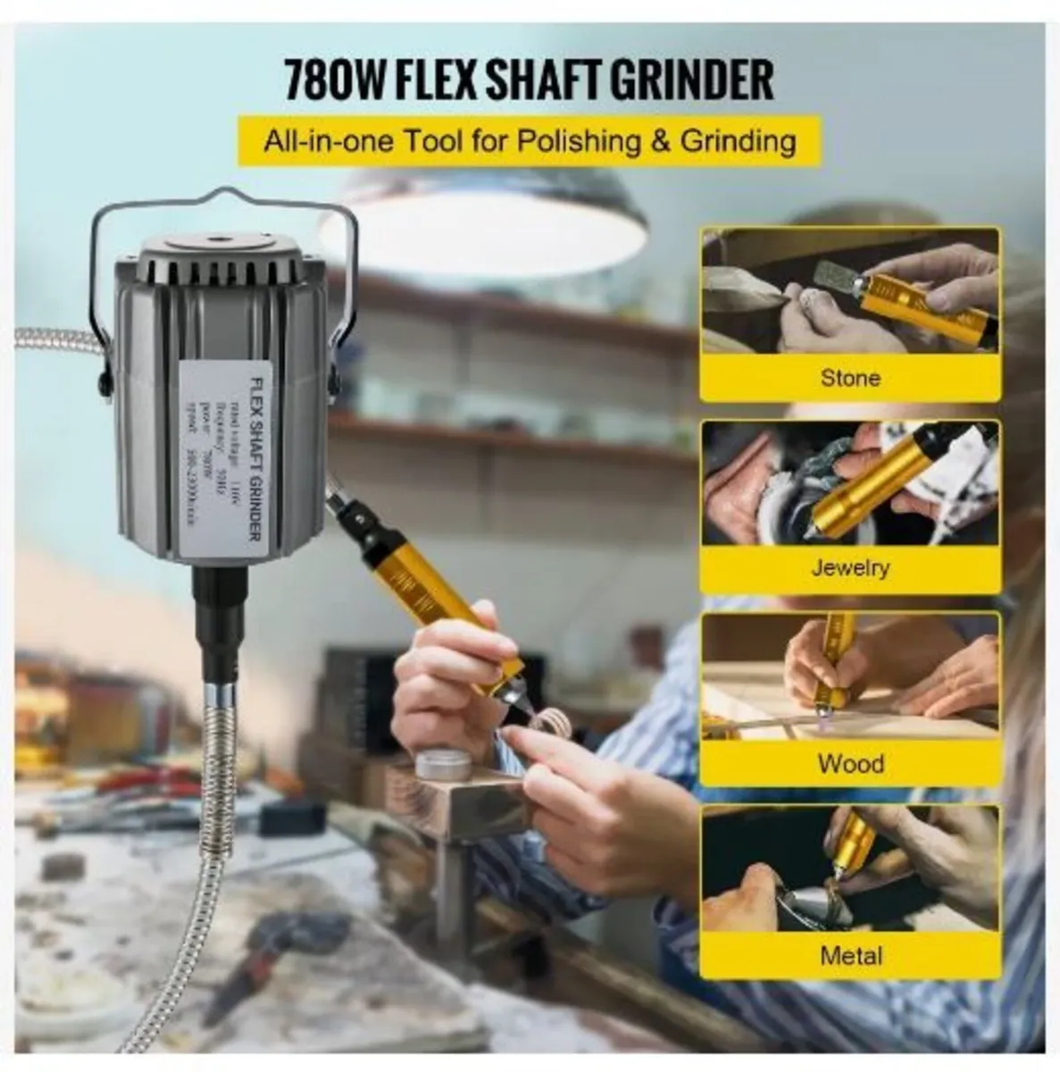 Flex Shaft Grinder 780W Rotary Tool - Image 2