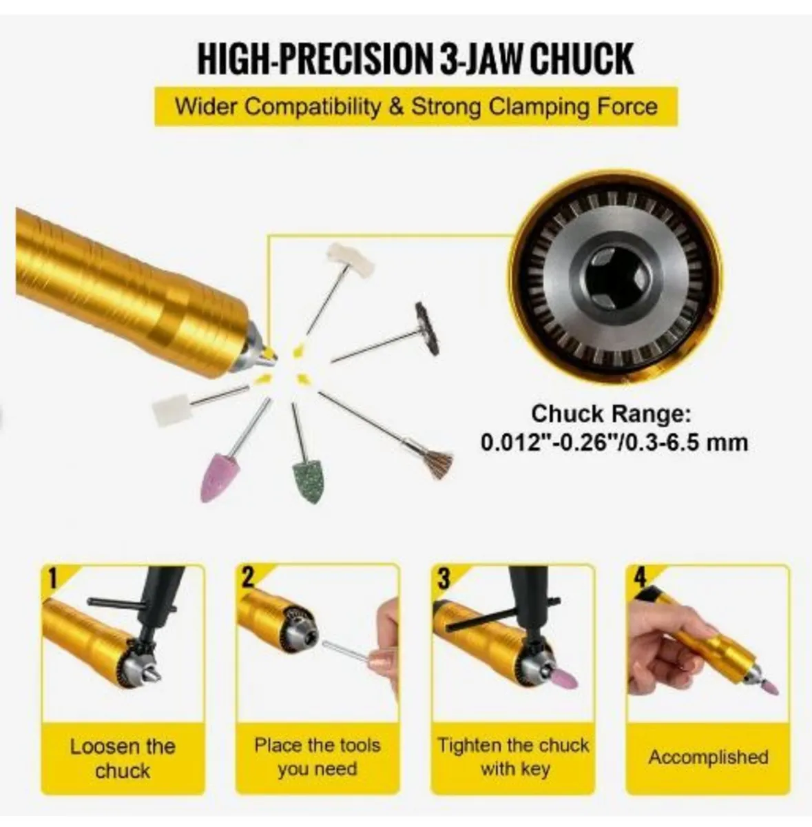 Flex Shaft Grinder 780W Rotary Tool - Image 4