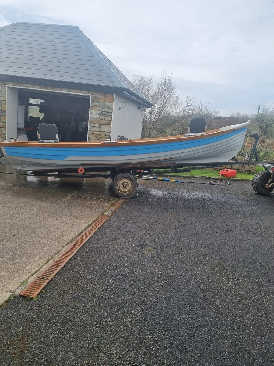 18ft Ganly with trailer - Image 4
